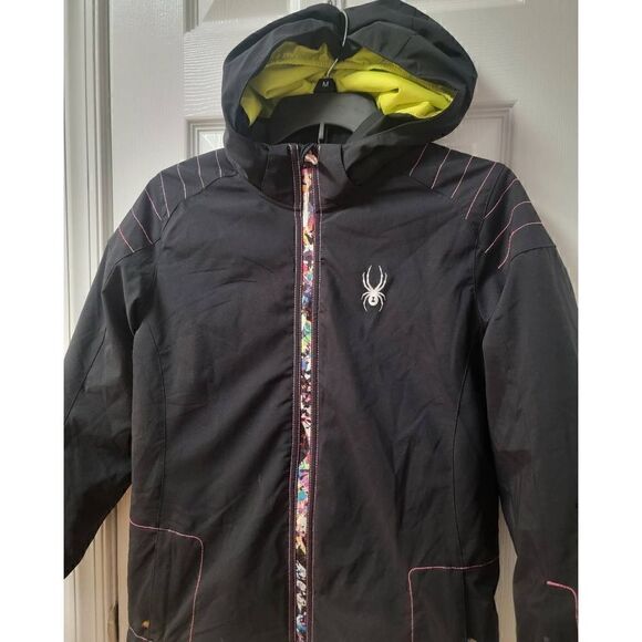 Spyder Girls Glam Snow Jacket 16 Youth - Picture 3 of 11